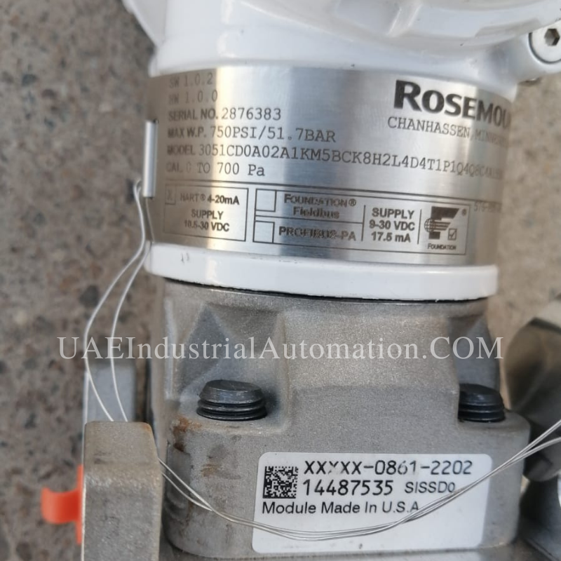 Rosemount 3051 Differential Pressure Transmitter Price in Dubai UAE