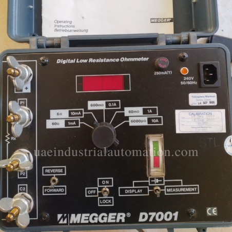 Megger Digital Low Resistance Ohmmeter Ducter D7001