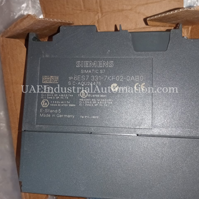 Siemens 6ES7331-7KF02-0AB0 Analog Input Module Price in Dubai UAE